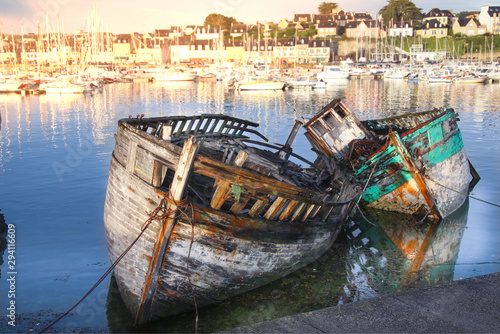 Old boats still at the port