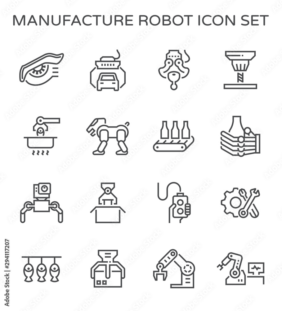 robot production icon