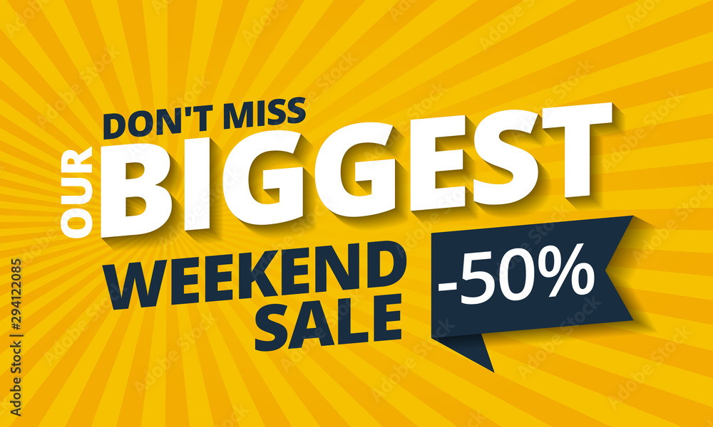 Template banner biggest sale advertising design Template banner biggest sale advertising design
