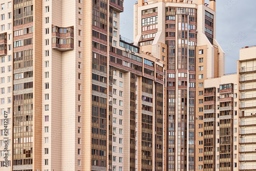 View of modern building in a city landscape View of modern building in a city landscape