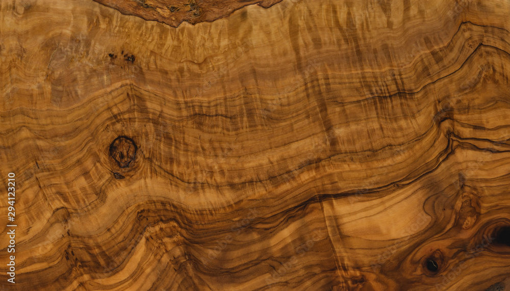 texture of olive wood closeup