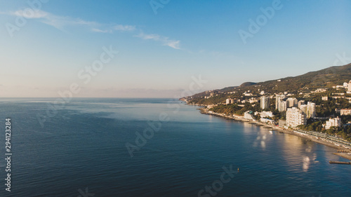 Fototapeta Naklejka Na Ścianę i Meble -  embankment in yalta panorama