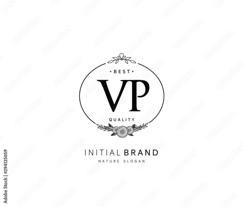 V P VP Beauty vector initial logo, handwriting logo of initial signature, wedding, fashion, jewerly, boutique, floral and botanical with creative template for any company or business. V P VP Beauty vector initial logo, handwriting logo of initial signature, wedding, fashion, jewerly, boutique, floral and botanical with creative template for any company or business.