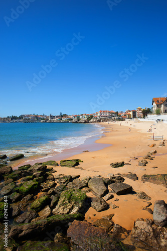 Beach in Resort Town of Cascais in Portugal