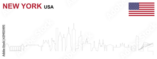 New York, abstrakt