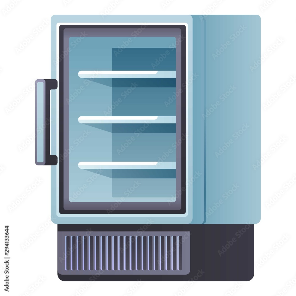 Hotel drink fridge icon. Cartoon of hotel drink fridge vector icon for web design isolated on white background Hotel drink fridge icon. Cartoon of hotel drink fridge vector icon for web design isolated on white background