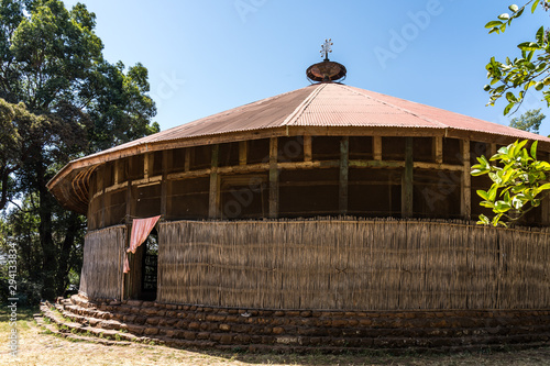 Ethiopia. Zege Peninsula in Lake Tana. Ura Kidane Mehret Church photo