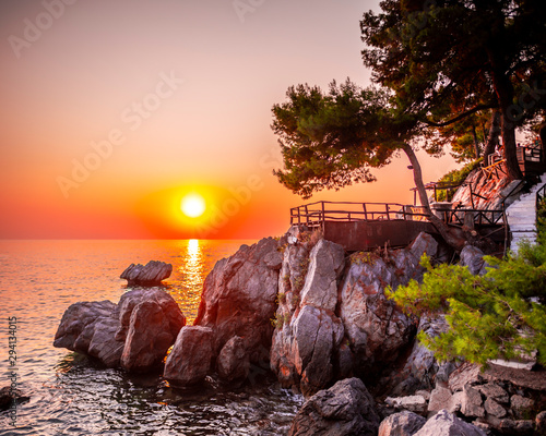 Beautiful landscape at the sea