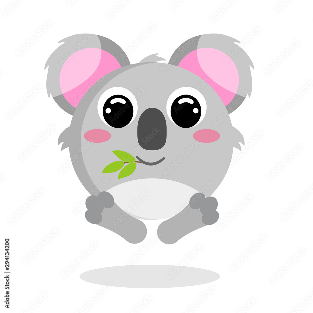 koala flat vector koala flat vector
