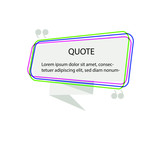 Inspirational quote template