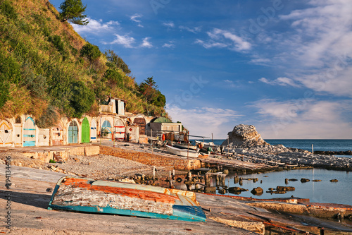 Fototapeta Naklejka Na Ścianę i Meble -  Ancona, Marche, Italy: the metropolitan beach of Passetto