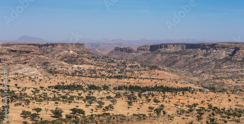 Landscape in Gheralta in Tigray  Northern Ethiopia.