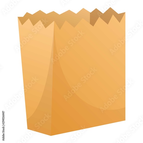 Package paper icon. Cartoon of package paper vector icon for web design isolated on white background