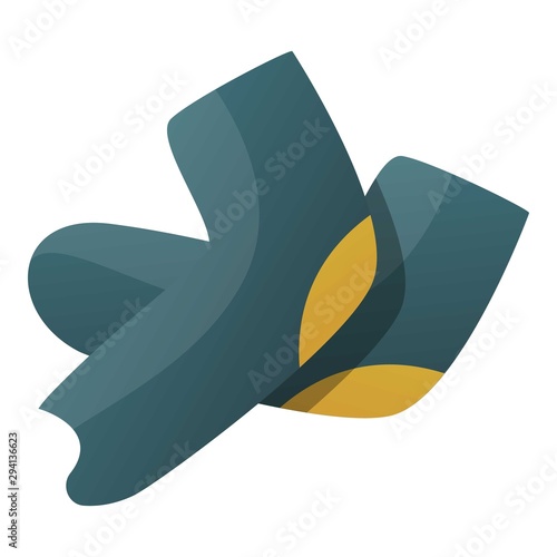 Garbage socks icon. Cartoon of garbage socks vector icon for web design isolated on white background