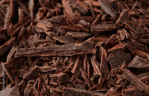 Chocolate shavings