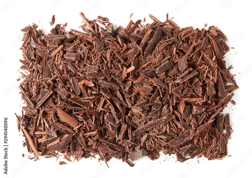 Obraz premium Chopped brown chocolate