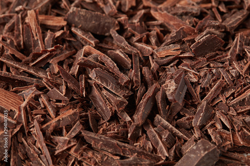 Chocolate shavings