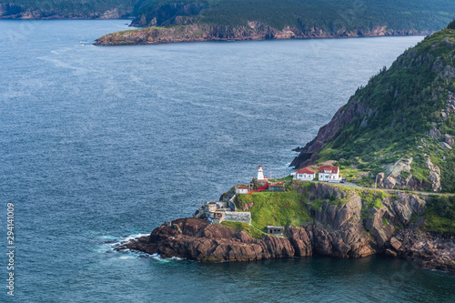 Canvas Print Fort Amherst Lighthouse, Newfoundland, Canada
