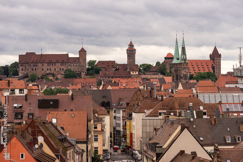 Fototapeta premium nürnberg, panorama