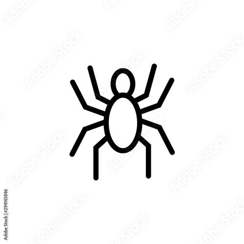 Spider halloween vector simple icon © Leyla