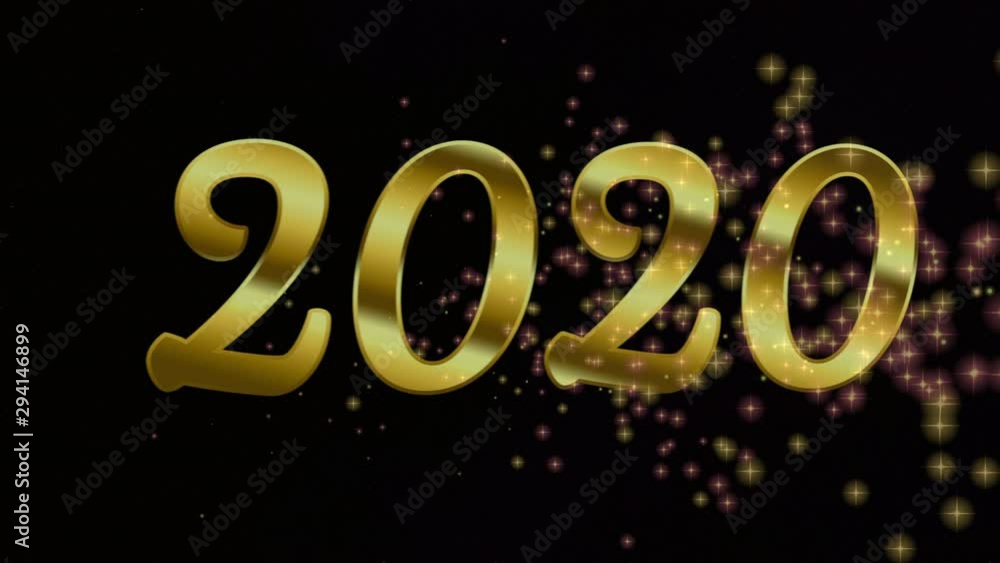 2019 to 2020. New Year concept. Flip numbers for 2019-2020 countdown. Reveal of new year. Golden stars, magic particles and sparks night for Celebration, Wishes, Events, Message, Holiday, Festival. 2019 to 2020. New Year concept. Flip numbers for 2019-2020 countdown. Reveal of new year. Golden stars, magic particles and sparks night for Celebration, Wishes, Events, Message, Holiday, Festival.