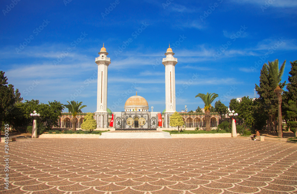 The Mausoleum of Habib Bourguiba in Monastir, Tunisia, North Africa 12 october 2018