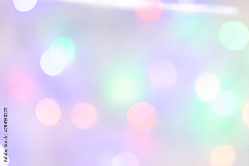 Defocus christmas lights pastel color background Defocus christmas lights pastel color background