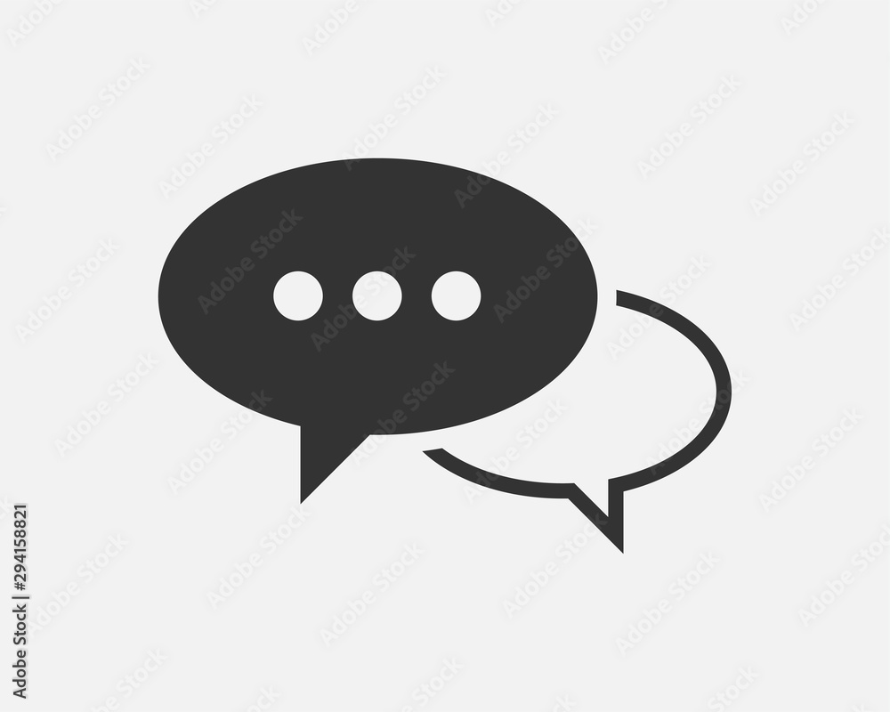 Talk bubble speech icon. Blank empty bubbles vector design elements. Chat on line symbol template. Dialogue balloon sticker silhouette. Talk bubble speech icon. Blank empty bubbles vector design elements. Chat on line symbol template. Dialogue balloon sticker silhouette.
