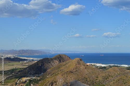 Vistas de la costa de Almería