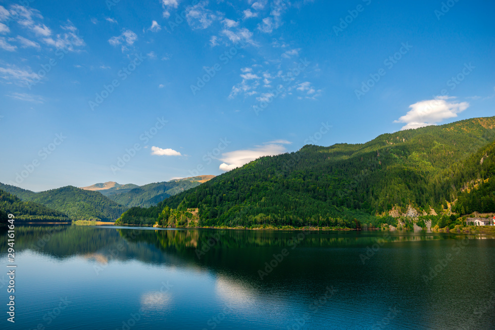 Fototapeta premium Landscape in Carpathian Mountains, Retezat Mountains, Romania