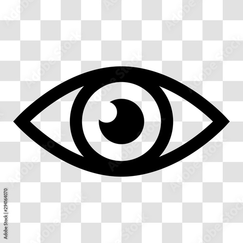 Eye icon on white background