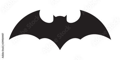 Fototapeta Naklejka Na Ścianę i Meble -  bat vector icon logo Halloween character ghost illustration cartoon symbol graphic
