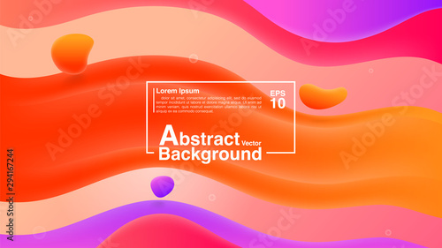 Background Abstract From Fluid Shapes Composition Concept. Lava Lamp Modern Background Abstract. Vector EPS 10