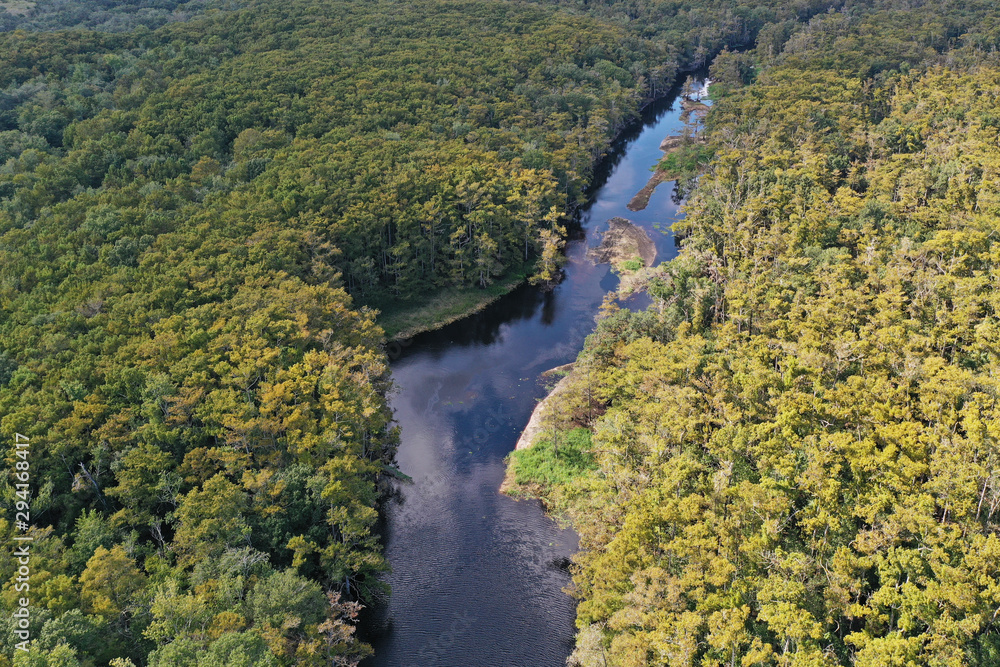 Aerial view of Fisheating Creek, Florida. Aerial view of Fisheating Creek, Florida.