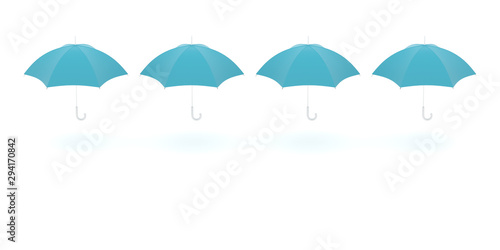 傘の3Dイラスト © radiorio