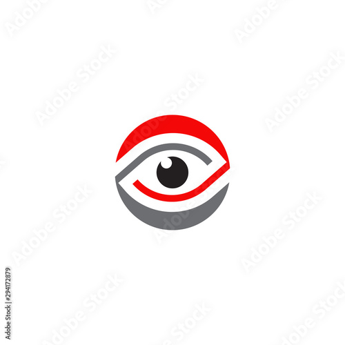 Eye logo care design vector template