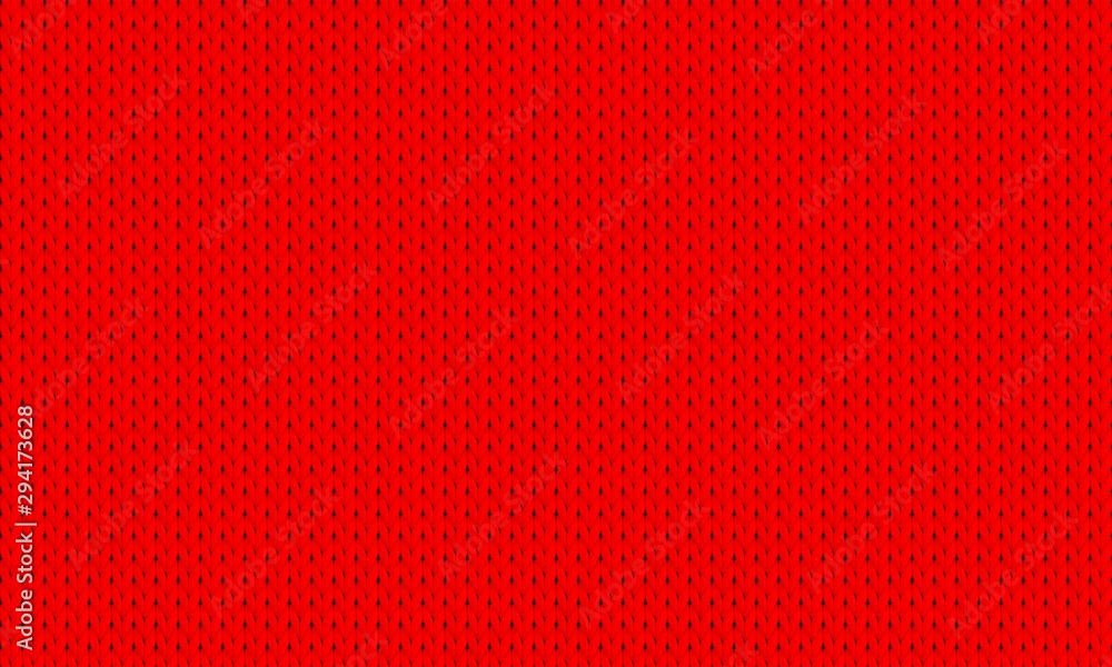 Abstract pattern onred Christmas sweater knit fabric texture Abstract pattern onred Christmas sweater knit fabric texture