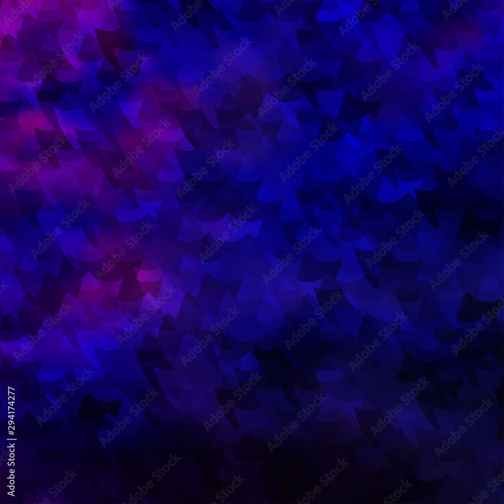 Dark Pink, Blue vector layout with lines, rectangles.