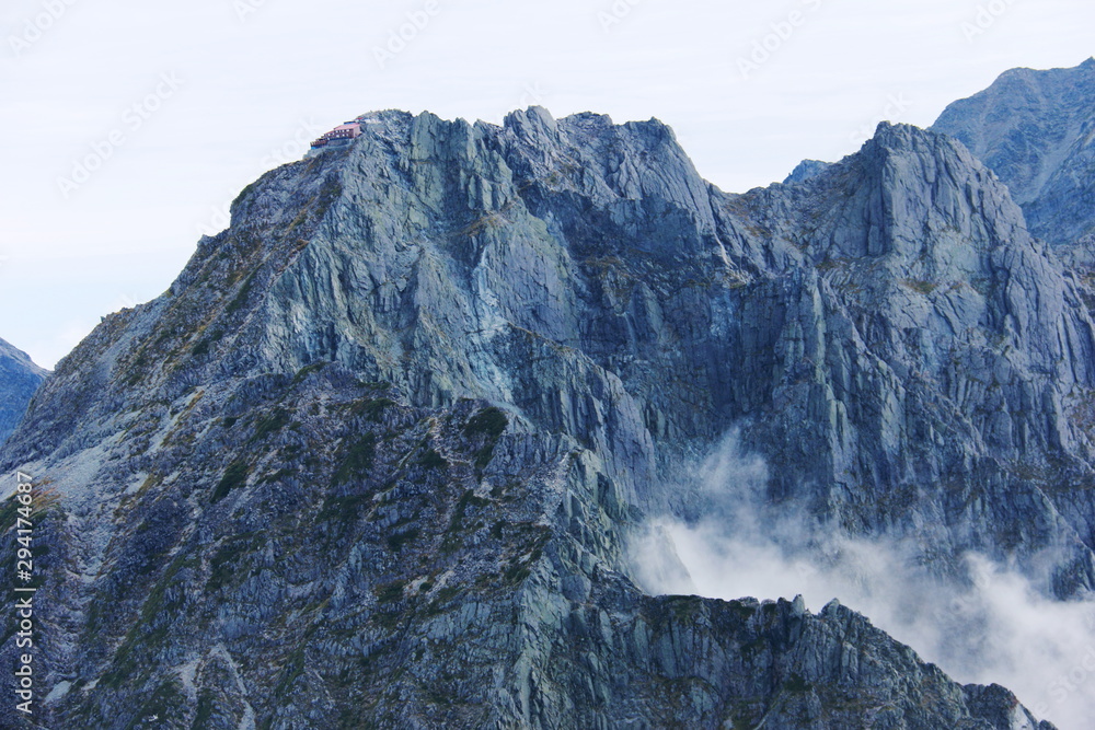 北アルプス 槍穂高連峰大キレット縦走 南岳獅子鼻からの景色 大キレット縦走路と北穂高岳 Foto De Stock Adobe Stock 北アルプス 槍穂高連峰大キレット縦走 南岳獅子鼻からの景色 大キレット縦走路と北穂高岳 Foto De Stock Adobe Stock