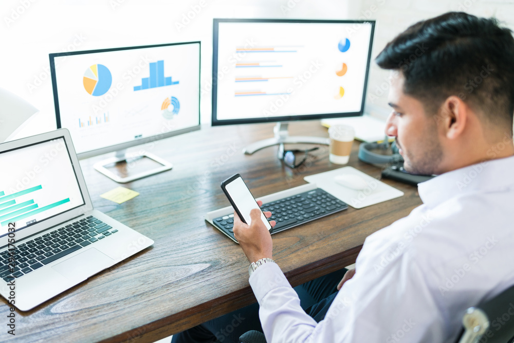 Young Finance Professional Operating Business From Home Young Finance Professional Operating Business From Home
