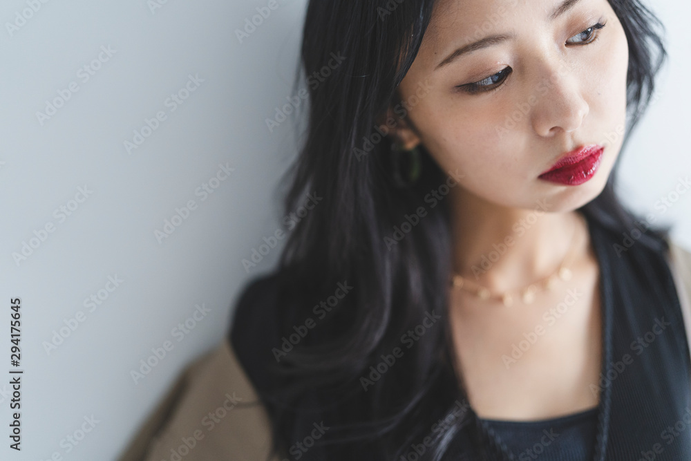 Naklejka premium 女性