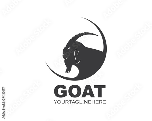 Goat Logo Template vector illustrtion