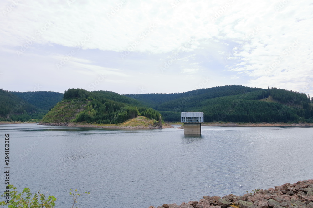 Reservoir Schmalwasser in Thuringia, Germany Reservoir Schmalwasser in Thuringia, Germany