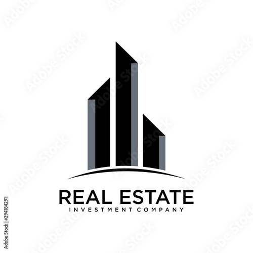 Real estate investment company logo design