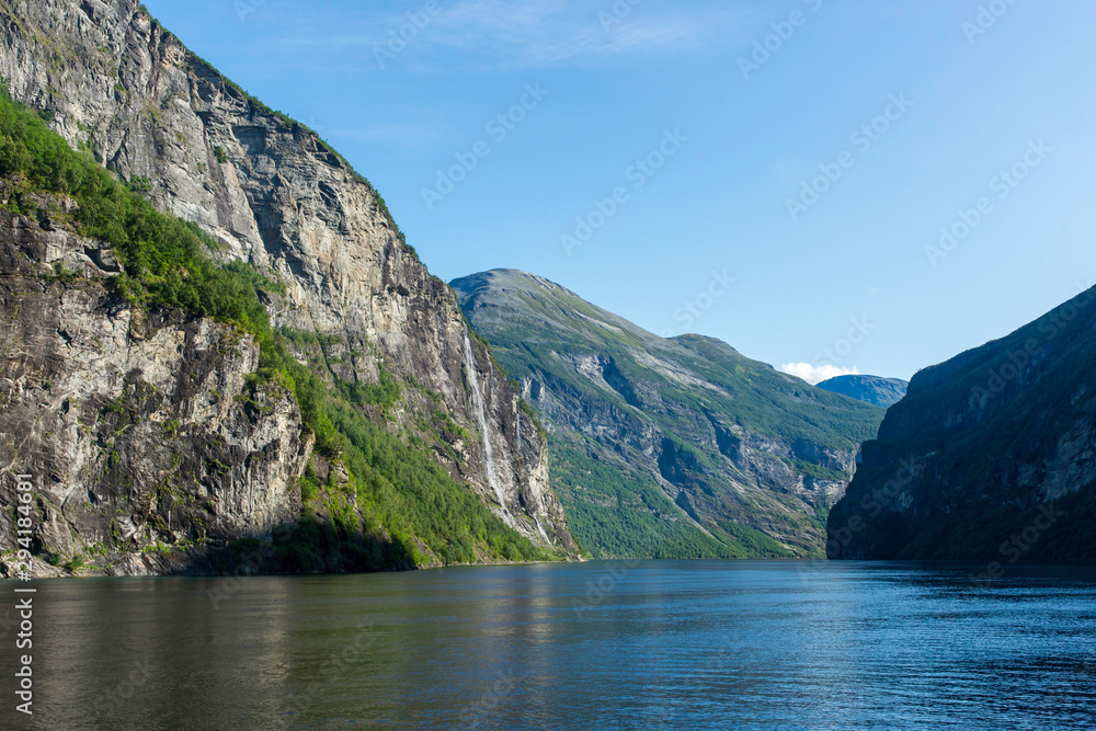 Blick in den Geirangerfjord, Norwegen