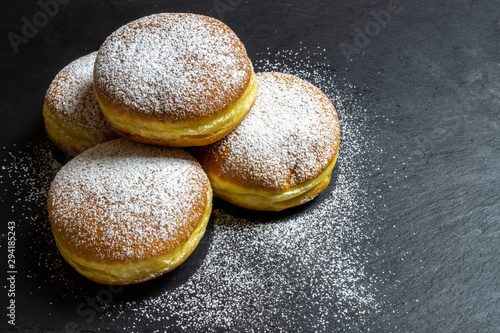 Berliner Donuts Europese donuts traditionele bakkerij voor fasching carneval time