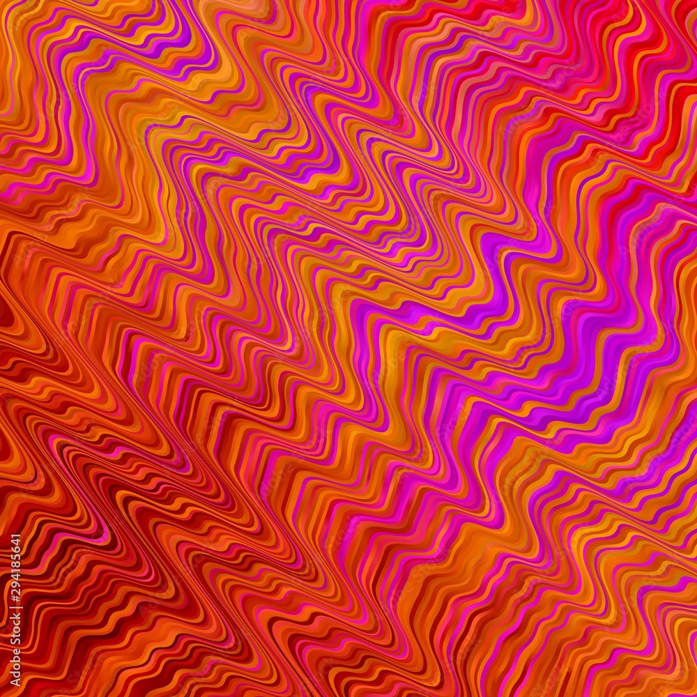 Light Multicolor vector texture with wry lines. Abstract illustration with bandy gradient lines. Pattern for ads, commercials.