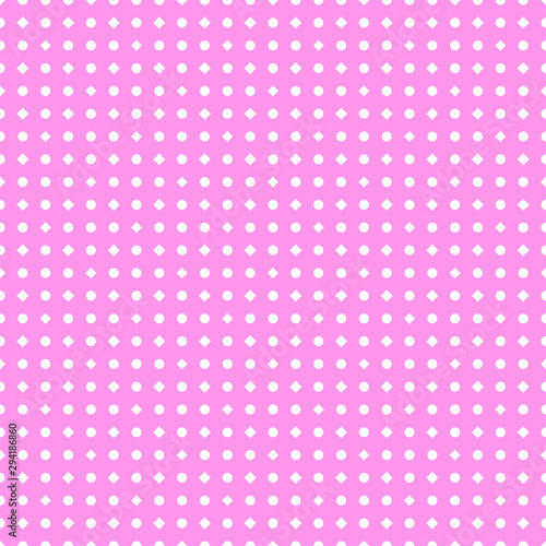 Pink Background Pattern, Polka Dots, Screen Tone, Dots, Wallpaper