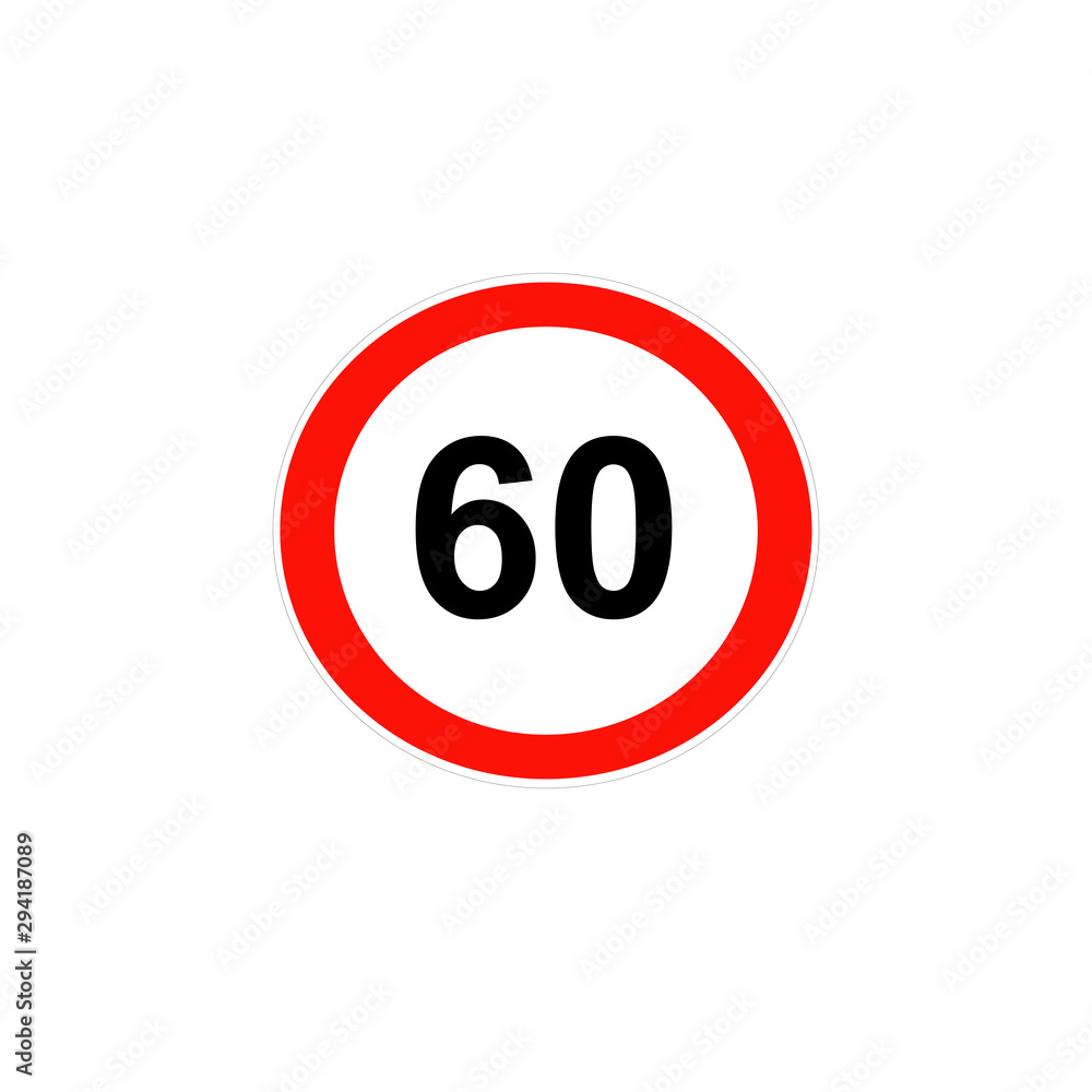Road sign vector illustration Road sign vector illustration
