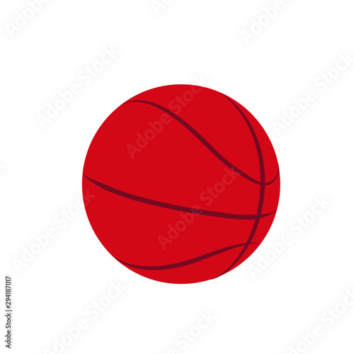 Basketball ball vector illustration.